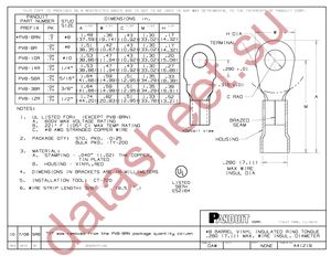 PV8-38R-T datasheet  